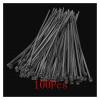 NORAZE 100Pcs Self-Locking Plastic Nylon Cable Ties Binding Straps Fastening Ring Width 1.8mm 2.5mm 3.5mm (Color : Black, Size : 5x300 Width 3.5mm) view 2