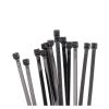 NORAZE 100PCS Nylon Cable Tie 3 * 100/4 * 150/5 * 200 Black Cable Wire Load Fastening Tie Cable Organizer Cargo Strap (Color : Black 100PCS, Size : 4X200) view 1