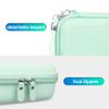 BOVKE Carrying Case Compatible with Yoto Mini 2024 Edition Kids Audio Music Player Children Speaker Plays Audiobook Cards Radio with Space for Extra Yoto Cards and Cables, Green view 3