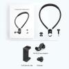 Andoer Magnetic Neck Selfie Holder with Phone Clip Vertical Mount Kit, Compatible with GoPro 12/11/10/9/8/7 Insta360 DJI Osmo Action Cameras and Smartphones view 2