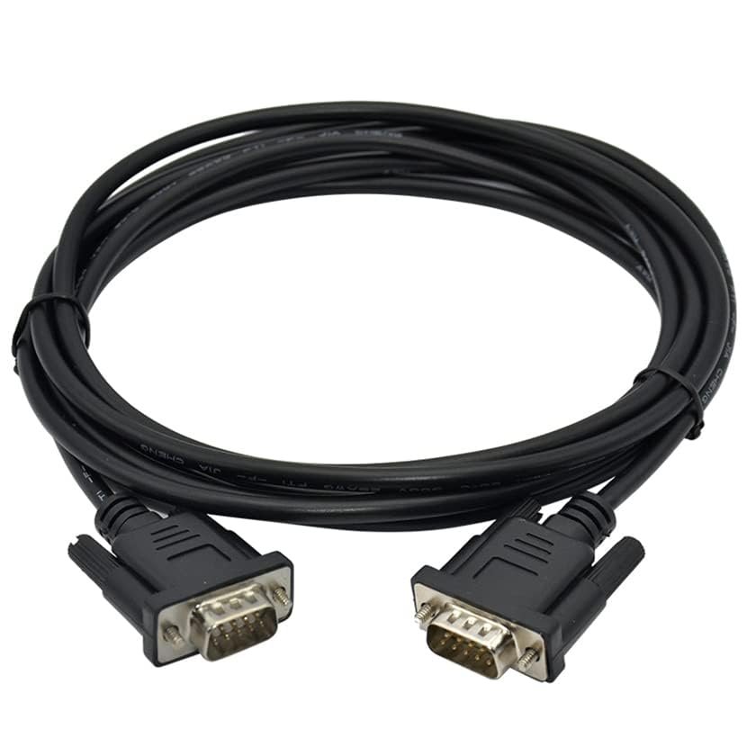 Suitable for TK6100-S7200 PLC Communication Cable Touch Screen TK6100,TK6102 Series Connecting S7200 Series CPU224 CPU226 Black : 3 Meters