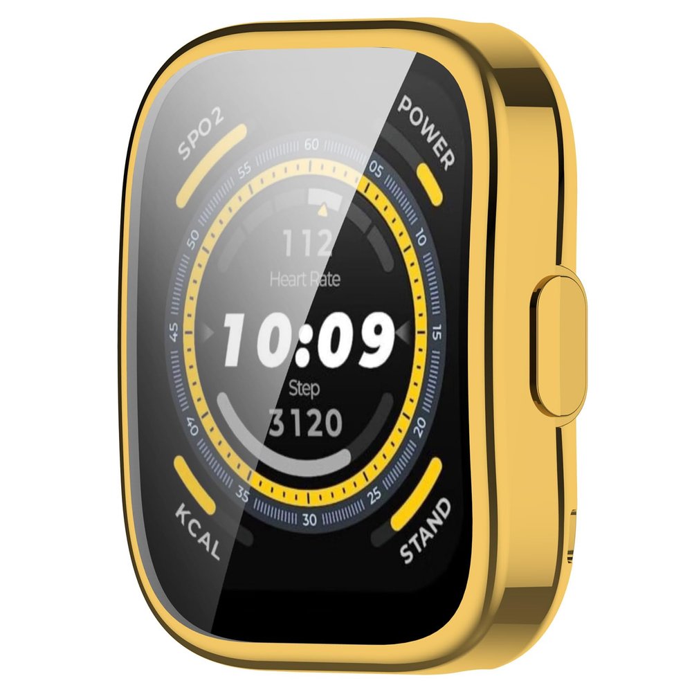 Cases Compatible with Amazfit Bip 5 Watch Case for Man&Women, Soft TPU All-Around Screen Protective Shell Replacement Protective Cover for Amazfit Bip 5 (A2215) (Gold)