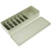 Angoily Plastic Cord Storage Box with Lid Desktop Cable Organizer for Capacity Compartment Wire Management Avocado view 1