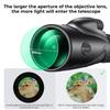 K&F Concept 8-32X50 Zoom Monocular - High Power Dual Focus Prism Compact Monoculars for Kids Adults, with Phone Adapter, Low Light Night Vision, FMC Lens for Bird Watching Hunting Travel Camping Starg view 4