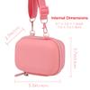 Leayjeen Digital Camera Case Compatible with CAMKORY/KODAK PIXPRO FZ45/FZ55/Canon PowerShot ELPH 180/ Sony DSCW800/ FHD 1080P 44MP Point Digital Camera,Compact Digital Camera-Pink(Case Only) view 2