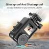 Camera Cage Fit for DJI OSMO Action 4/3 Sports Camera Protective Frame Case Quick Release with Cold Shoes Port and Bracket view 2