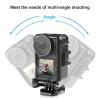 Camera Cage Fit for DJI OSMO Action 4/3 Sports Camera Protective Frame Case Quick Release with Cold Shoes Port and Bracket view 4