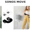 Aokicase Compatible with Sonos Move Holder Wall Mount Sonos Move Stand Accessories with Integrated Cable Management, Smart Home Speaker Accessories Rack (Sonos Move, Transparent) 1 Piece view 4