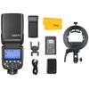Godox V860III-N Camera Flash for Nikon, TTL Flash 2.4G 1/8000s HSS Speedlite with Godox S2 Flash Bracket, 7.2V/2600mAh Li-ion Battery, 480 Full-Power Flashes, Compatible for Nikon Camera view 1