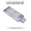 BIBABLYKE NVMe 2230 SSD Enclosure Box USB C A 10Gbps Fast Data Transfer Supports PCIe SSD No Driver Needed Aluminium Alloy view 3