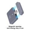 BIBABLYKE NVMe 2230 SSD Enclosure Box USB C A 10Gbps Fast Data Transfer Supports PCIe SSD No Driver Needed Aluminium Alloy view 4