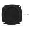 2 Pack Passive Radiator: 4 Inch Subwoofer Woofer Membrane, Rubber Vibration Diaphragm Plate Replacement Woofer Diaphragm for Bass Speaker Subwoofer DIY Repair view 3