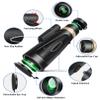 80x100 High Power Monocular Telescope with Smartphone Adapter Tripod, Larger Vision Monoculars for Adults with BAK4 Prism & FMC Lens, Suitable for Bird Watching Hunting Hiking Camping Wildlife view 2