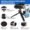 80x100 High Power Monocular Telescope with Smartphone Adapter Tripod, Larger Vision Monoculars for Adults with BAK4 Prism & FMC Lens, Suitable for Bird Watching Hunting Hiking Camping Wildlife view 4