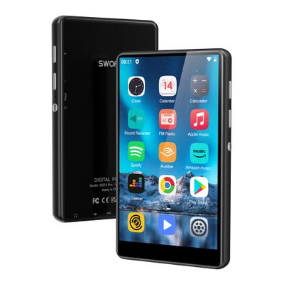 80GB Music Player, Mp3 & Mp4 Player with Bluetooth and WiFi with 4" IPS Touch Screen Digital Audio Players, M503 Pro Spotify Player with Amazon Music, Audible, Chrome Browser, Support Up 512GB
