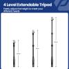 Fotopro Desktop Tripod All Metal Material Aluminum Alloy 360 Degree Ball Head 1/4 Inch Screw Mini Portable Table Tripod for Cell Phone DSLR Camera Travel Photograph Vlog Video (SY-390+P-2HX Set) view 2