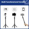 Fotopro Desktop Tripod All Metal Material Aluminum Alloy 360 Degree Ball Head 1/4 Inch Screw Mini Portable Table Tripod for Cell Phone DSLR Camera Travel Photograph Vlog Video (SY-390+P-2HX Set) view 4