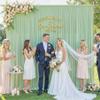 10ft x 10ft Sage Green Backdrop Curtain for Wedding Baby Shower Wrinkle Free Backdrop Drapes Panels for Parties Bridal Shower Birthday Photo Photography Polyester Fabric Background Decoration view 3