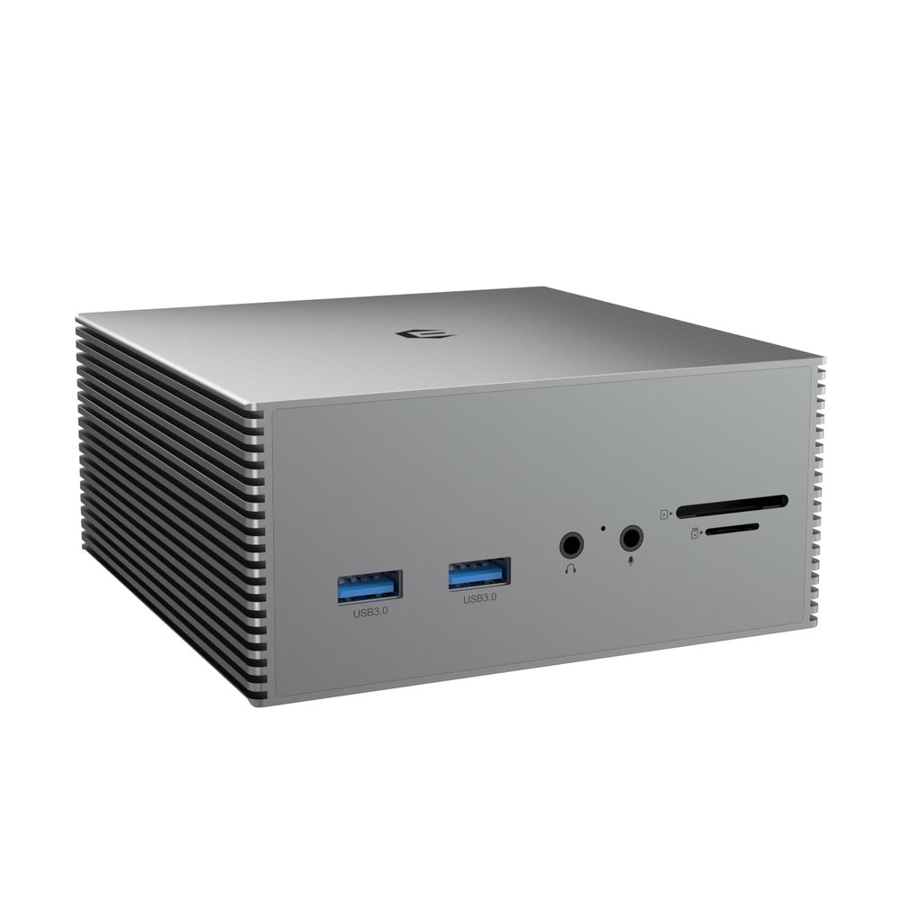 USB-C Docking Station 16-in-1: Triple Display, Charging Support, 4K HDMI, DP, VGA, 7 USB Ports, Ethernet, SD/TF Card Reader - Compatible with Windows, and MacOS - Mirror Mode Supported