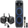 (2) KICKER 48BTCAN65 6.5" Powered Tower Speakers w/Bluetooth Bundle with Rockville House Party Speaker (2 Items) view 1