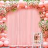 10ft x 7ft Blush Pink Backdrop Curtain for Parties Pink Wrinkle Free Backdrop Drapes Panels for Baby Shower Wedding Birthday Photo Gender Reveal Photography Polyester Fabric Background Decoration view 4