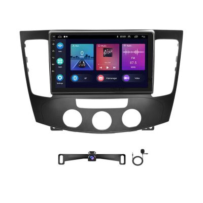 9 Inch Android 13 Car Stereo,2GB+32GB Touch Screen Car Radio Carplay Android Auto Mirror Link FM RDS HiFi Bluetooth WiFi Media Player GPS Navigation with AHD Backup Camera Fit for Sonata 2009-2010