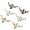 10Pcs Jewelry Box Book Corner Bracket Notebook Menus Decorative Corner Protector Guard Antique Bronze/Gold/Silver 36 * 36 * 50mm view 2