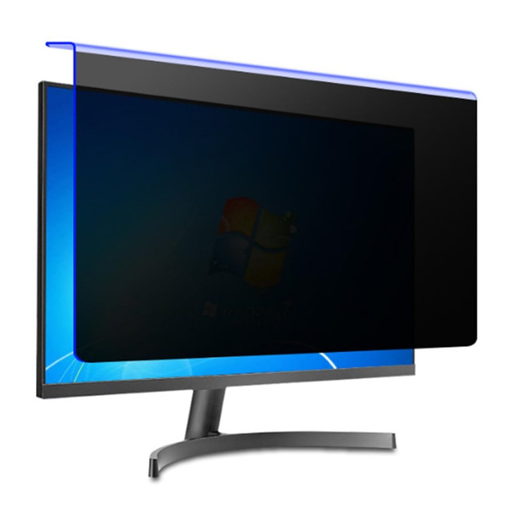 JC JCSKY 18-27 Inch Computer Privacy Screen Filter Hanging, Removable Anti Blue Light Glare Privacy Shield for 16:9 Widescreen Monitor,18/20in 458x280mm