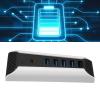 5 Port USB Hub Extender for Accessories, Include 4X USB 2.0 1x USB Fast Charging Port 1x USB C Port, High Speed Expansion Hub Charger for Game Console view 4