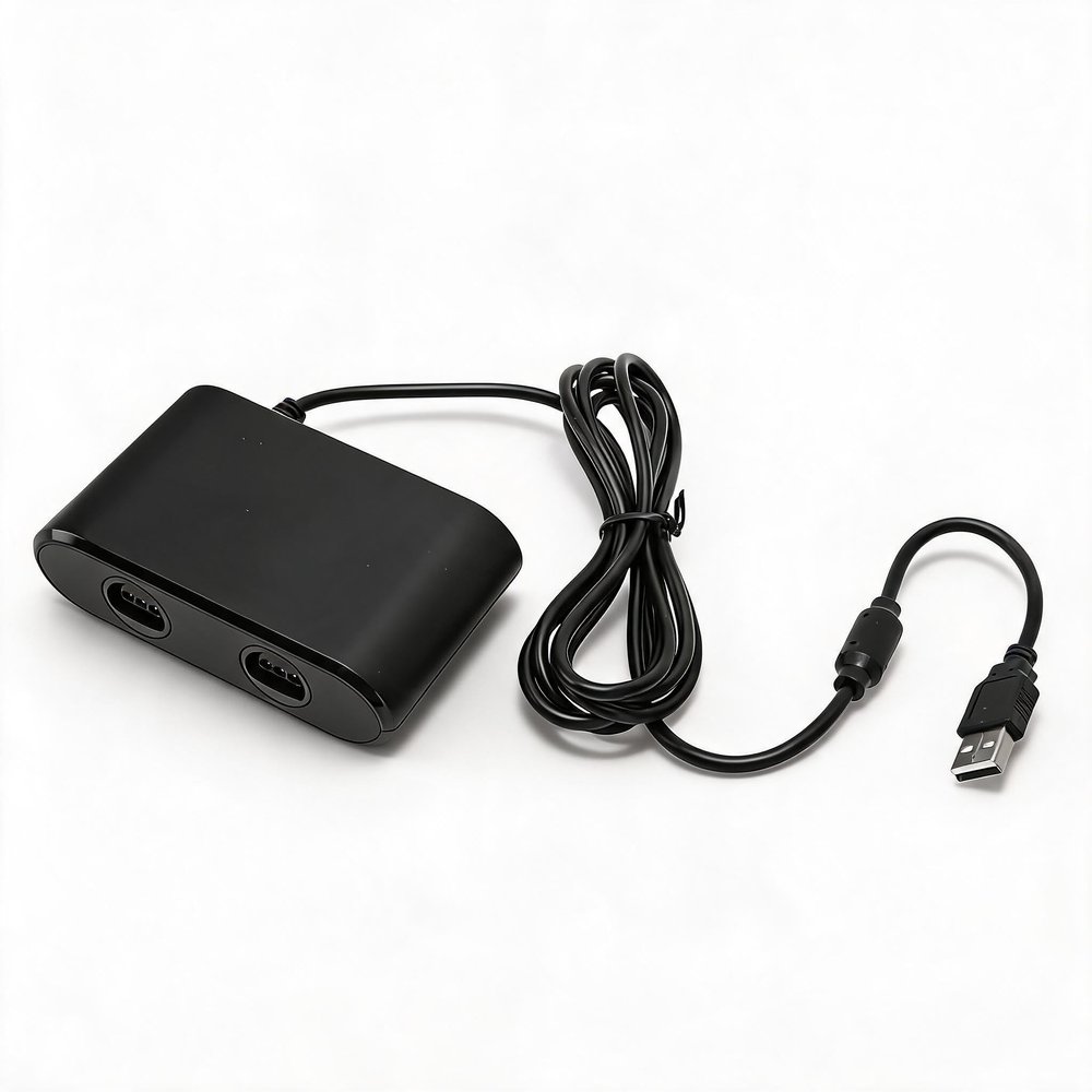 N64 Joystick Converter, Two for N64 Controllers to for or PC, 2 in 1 Gamepad Converter Adapter for PC
