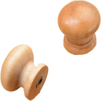 Wood Pull Knobs,Round Drawer Knobs, 6 Pack Solid Wood Furniture Knob and Small Handle DIY Decorative Drawer Handle Cabinet Door Solid Wood Handle Oak Wood 30 * 28M (Color : Ab.21 Diameter 23mm)