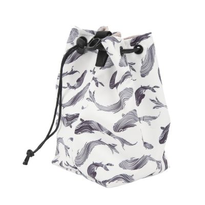 Camera Case, Drawstring Bag, Vintage DSLR Camera Bag with Adjustable Strap, Soft Lens Case Gadget for Traveling, Instant Camera Storage Bag for Photographers (Whale