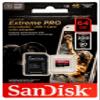 SanDisk 64GB Extreme Pro Micro SD Memory Card (2) Works with GoPro Action Camera Hero 12 Black (SDSQXCU-064G-GN6MA) U3 V30 Bundle with (1) Everything But Stromboli MicroSDXC & SD Card Reader view 2