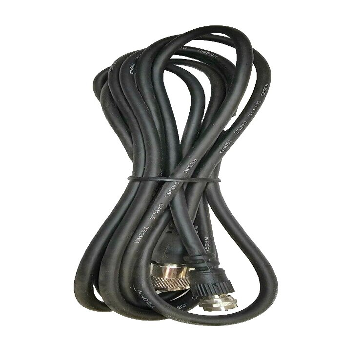 Pro Trucker PTTVC-10X 10ft RG59 75 OHM Coax UHF (PL259) to F-Connector Antenna Ham Radio Coaxial Cable