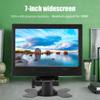 Sxhlseller 7 Inch Computer Monitor 1024x600 Portable Display with ni HD VGA AV Inputs for Gaming Office Car Use - Built-in Speakers (US Plug) view 2