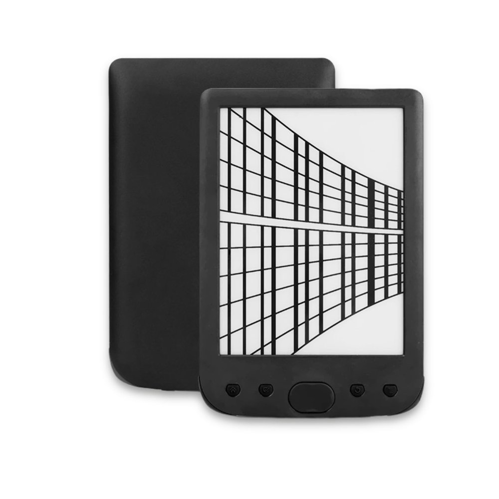Ebook Reader, 6in 800x600 Reading Tablet HD Ink Screen E Reader, 8GB 512Mb Ereader with Protective Case Film, Blue Light Reduction, Adjustable Brightness Tech
