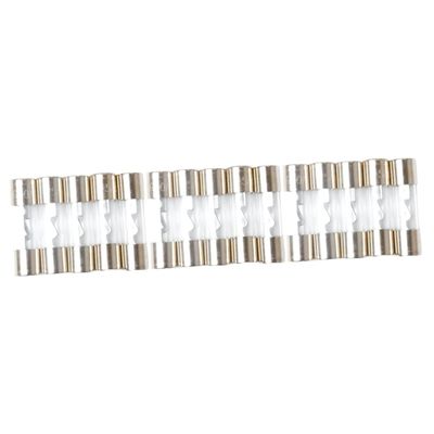 Amosfun 15pcs Nickel Plated AGU Fuse Tube for Automotive Audio Systems High Performance Easy to Install Fuse for Reliable Circuit Protection