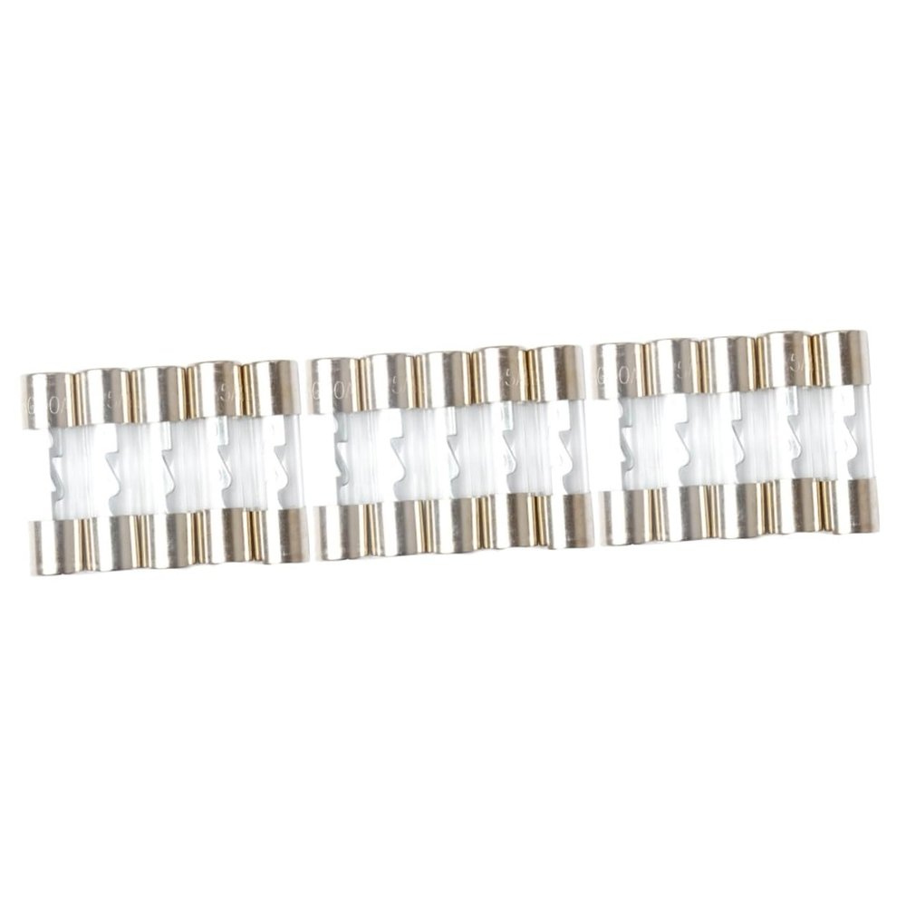 Amosfun 15pcs Nickel Plated AGU Fuse Tube for Automotive Audio Systems High Performance Easy to Install Fuse for Reliable Circuit Protection