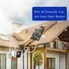 4MP Wireless WiFi Solar Power Security Camera System with 1T Hard Drive, Outdoor Surveillance Solar Energy Camera NVR Kit with Two-Way Audio, Color Night Vision view 3