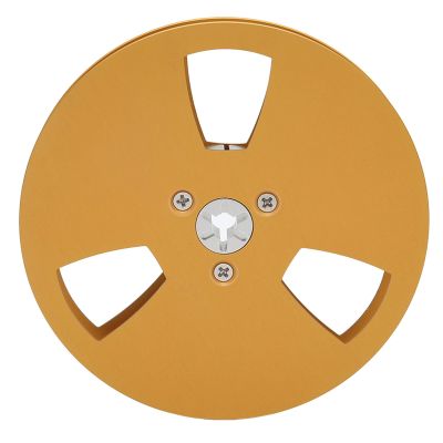 1/4 5 Inch Empty Tape Reel, Aluminum Alloy, 3 Hole, Universal Opening, Machine Part for Reel to Reel Recording Tape, Nab Flange, Wind Resistance, Stainless Steel Screws