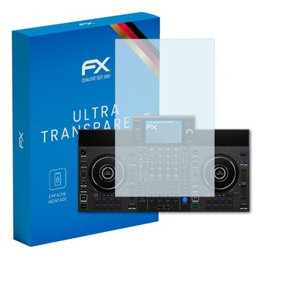 atFoliX Screen Protection Film compatible with Denon DJ SC Live 4 Screen Protector, ultra-clear FX Protective Film (3X)