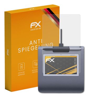 atFoliX Screen Protector compatible with Wacom STU-530 Screen Protection Film, anti-reflective and shock-absorbing FX Protector Film (2X)