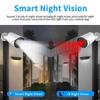 8CH 5MP POE Home Security Cameras System, Outdoor 2K Surveillance Camera NVR Kit with Two Way Audio, Motion Detection, Color Night Vision, Remote Viewing view 3