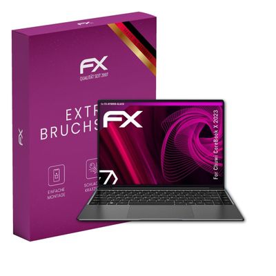 atFoliX Plastic Glass Protective Film compatible with Chuwi CoreBook X 2023, 9H Hybrid-Glass FX Screen Protector