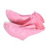 VANZACK 2pcs Reusable Zippered Non- PVC Rain Shoe for Boy Girl XL Lightweight Overshoes Protector for Rain Mud and Outdoor Activities view 3