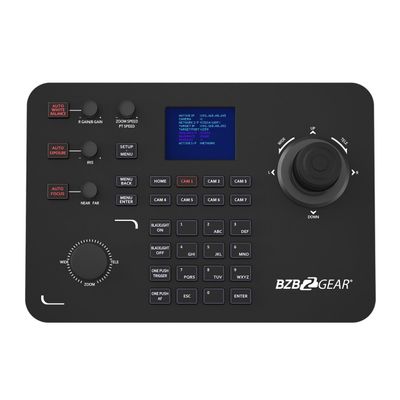 BZB GEAR Universal Advanced Serial and IP PTZ Joystick Controller with POE (IP/RS232/422/485) - BG-Commander