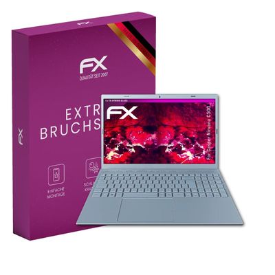 atFoliX Plastic Glass Protective Film compatible with Casper Nirvana C500, 9H Hybrid-Glass FX Screen Protector