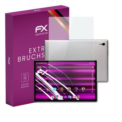 atFoliX Plastic Glass Protective Film compatible with Azeyou 10.1 Inch Tablet PC, 9H Hybrid-Glass FX Screen Protector