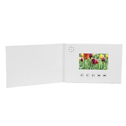 Electronic Greeting Card with LCD Screen, 720P HD Video Playback, Video Display, Exquisite and Fashionable, Support Pictures and Video (4.3inch)