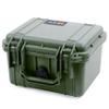 ColorCase Pelican Protector 1300 Case OD Green - Small Size Waterproof Case with TrekPak Divider System & Convoluted Lid Foam - OD Green Latches view 3